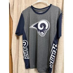 Los Angeles Rams Vintage Logo Team NFL Womens Short Sleeve